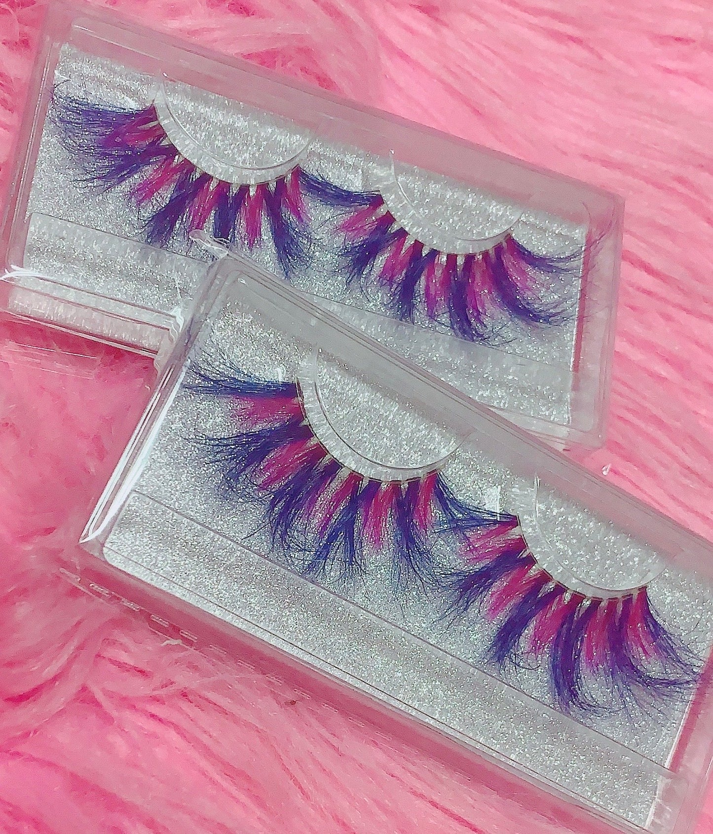 *BLUEBERRY TWIST* (Blue/Fuschia/Purple) DOLLicious COLORBLAST Lashes!
