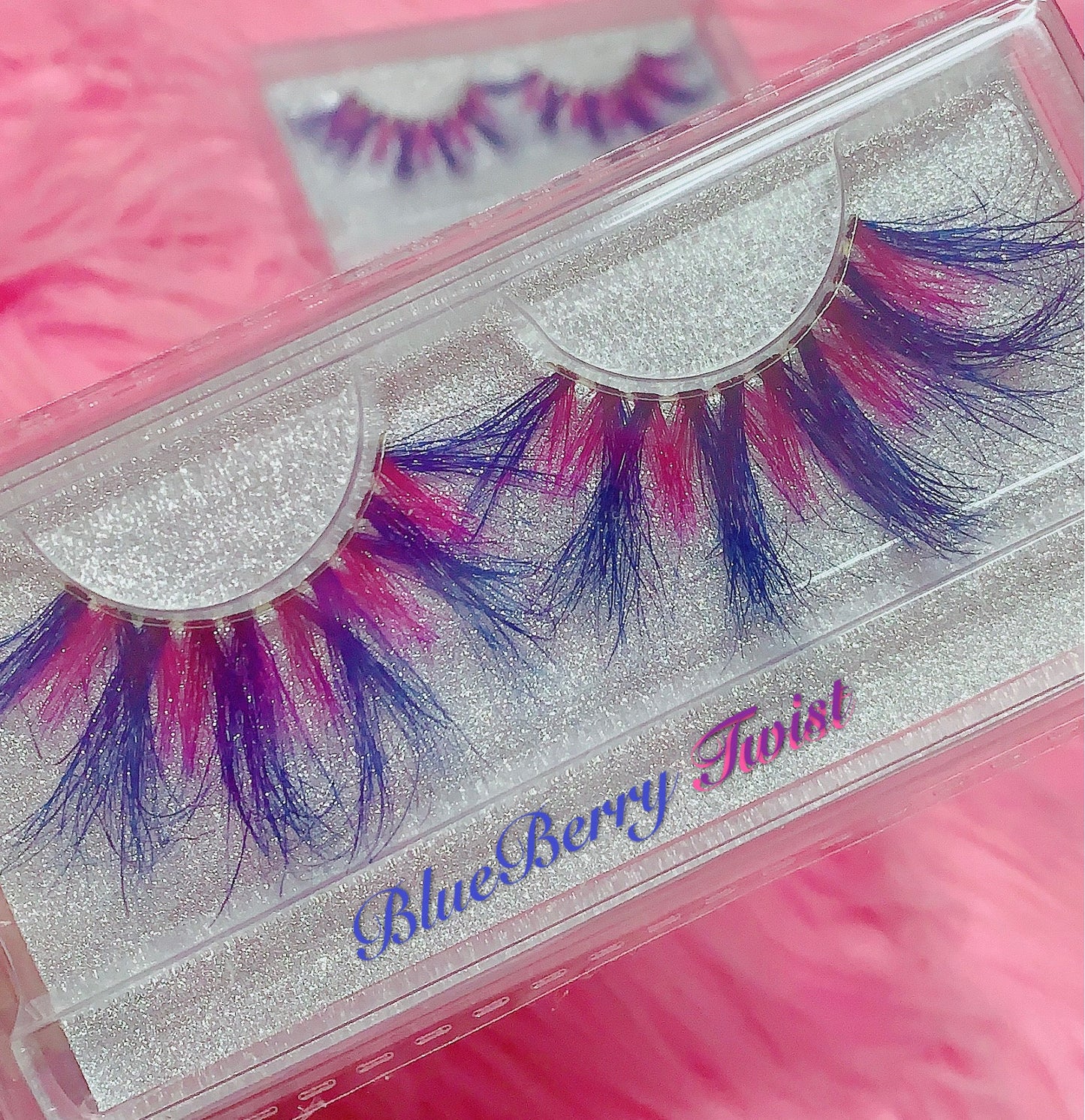 *BLUEBERRY TWIST* (Blue/Fuschia/Purple) DOLLicious COLORBLAST Lashes!