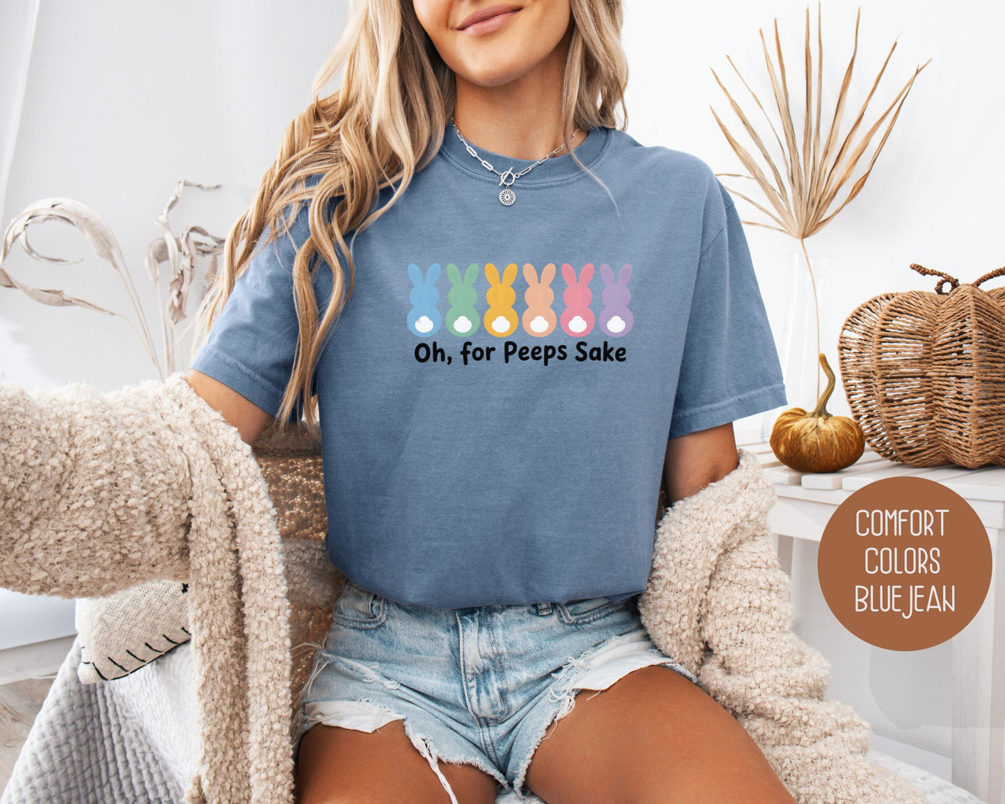 Oh For Peeps Sake Comfort Colors Shirt-4