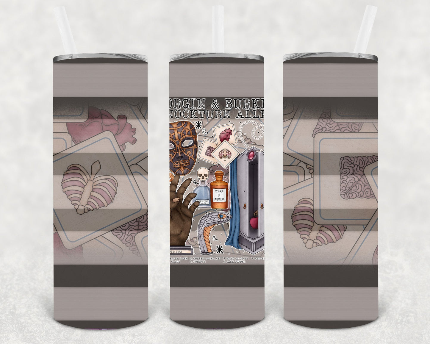 Borgin & Burkes 20 oz Skinny Tumbler