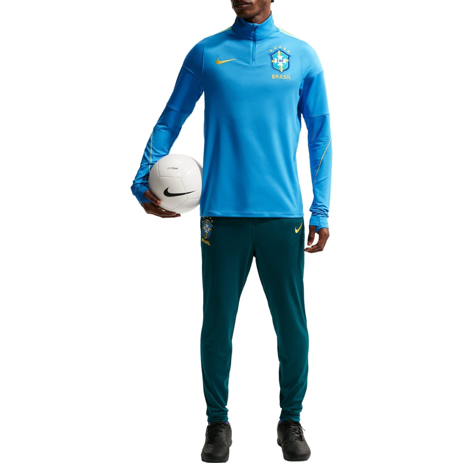 Brazil blue training technical Soccer tracksuit 2026/27 - Nike-1