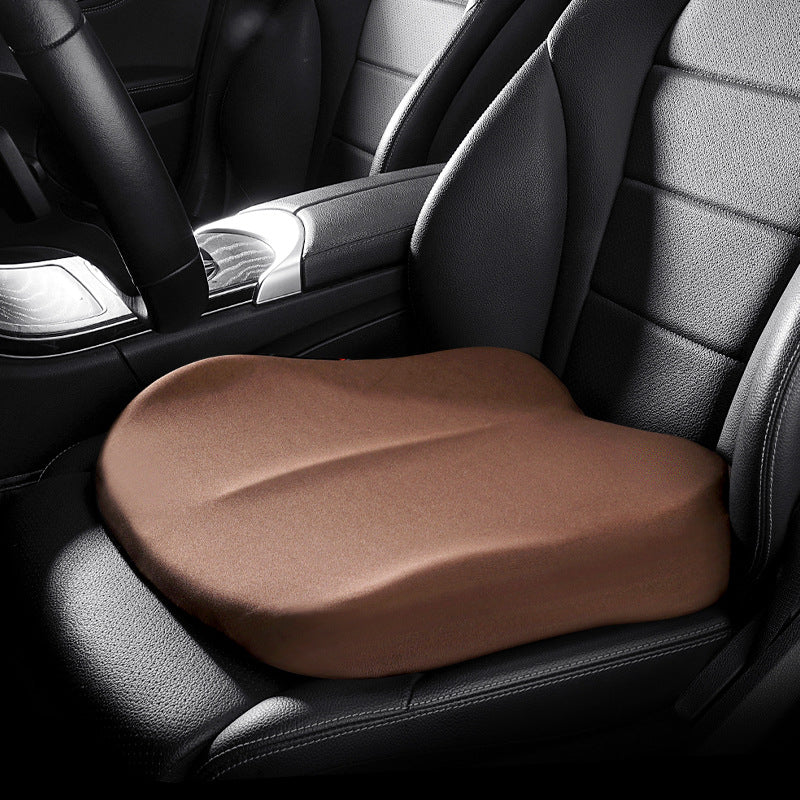 Brown seat cover thick cushion. seat cover thick cushion. Brown Luxury Memory Foam Car Seat Cushion – All-Season Comfort & Support