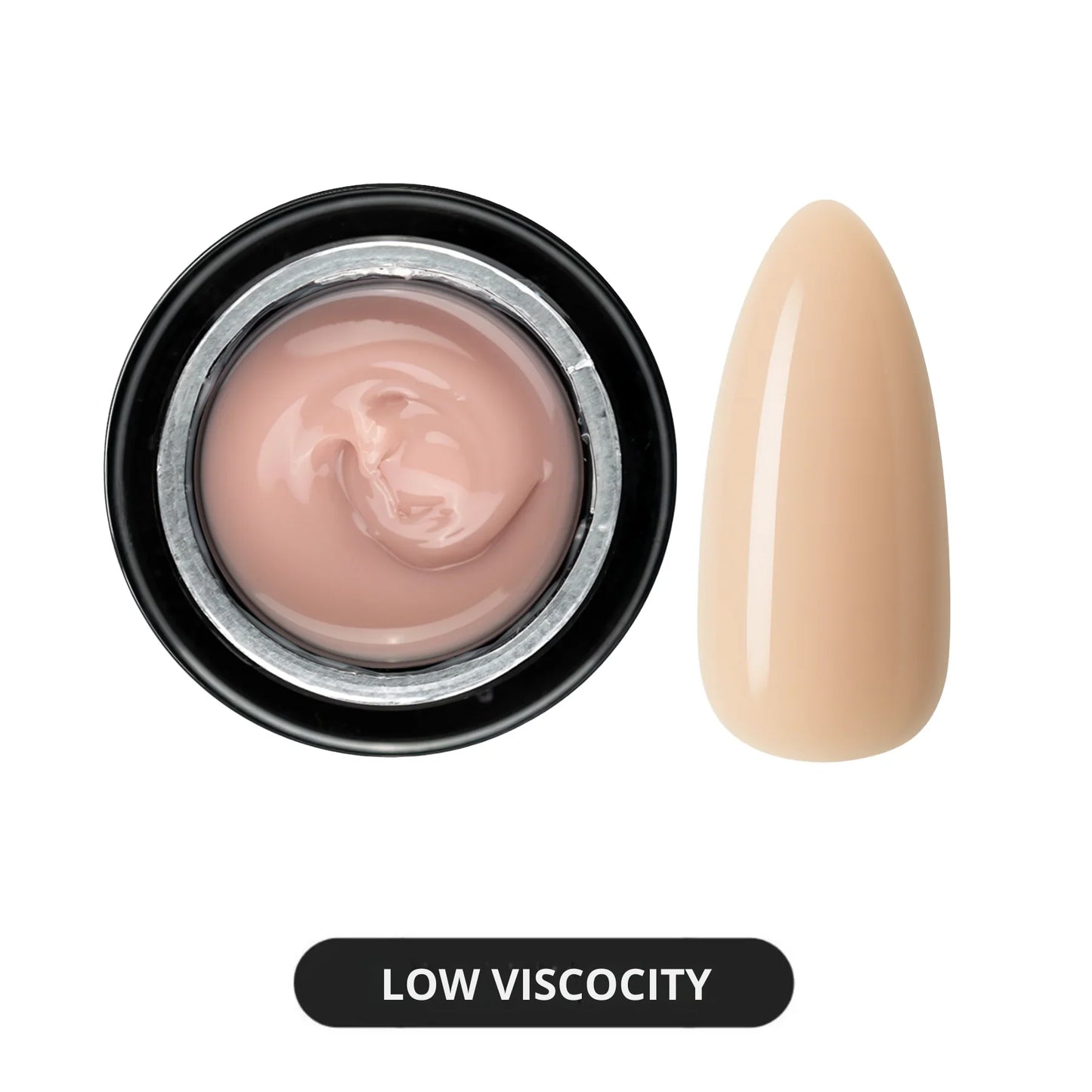 Pink Mask - Builder Gel Clear Latte, 15ml and 30g-4