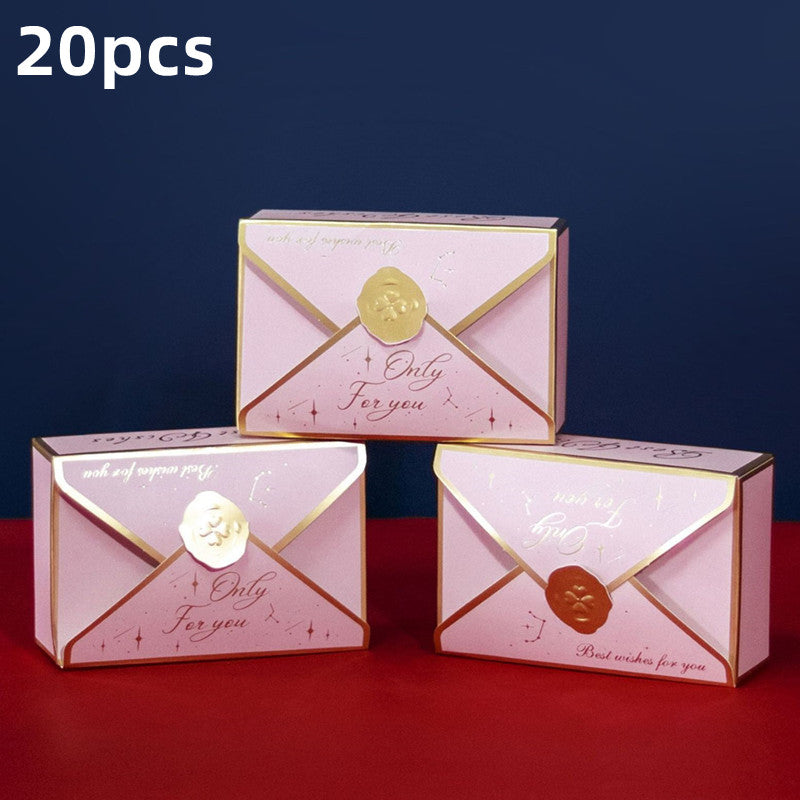 European Creative Candy Box Retro Wedding Gift Box Envelope Table Candy Box Candy Bag