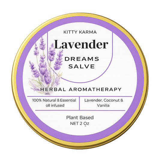 Handmade Lavender Herbal Salve for a Better Sleep and Better Skin
