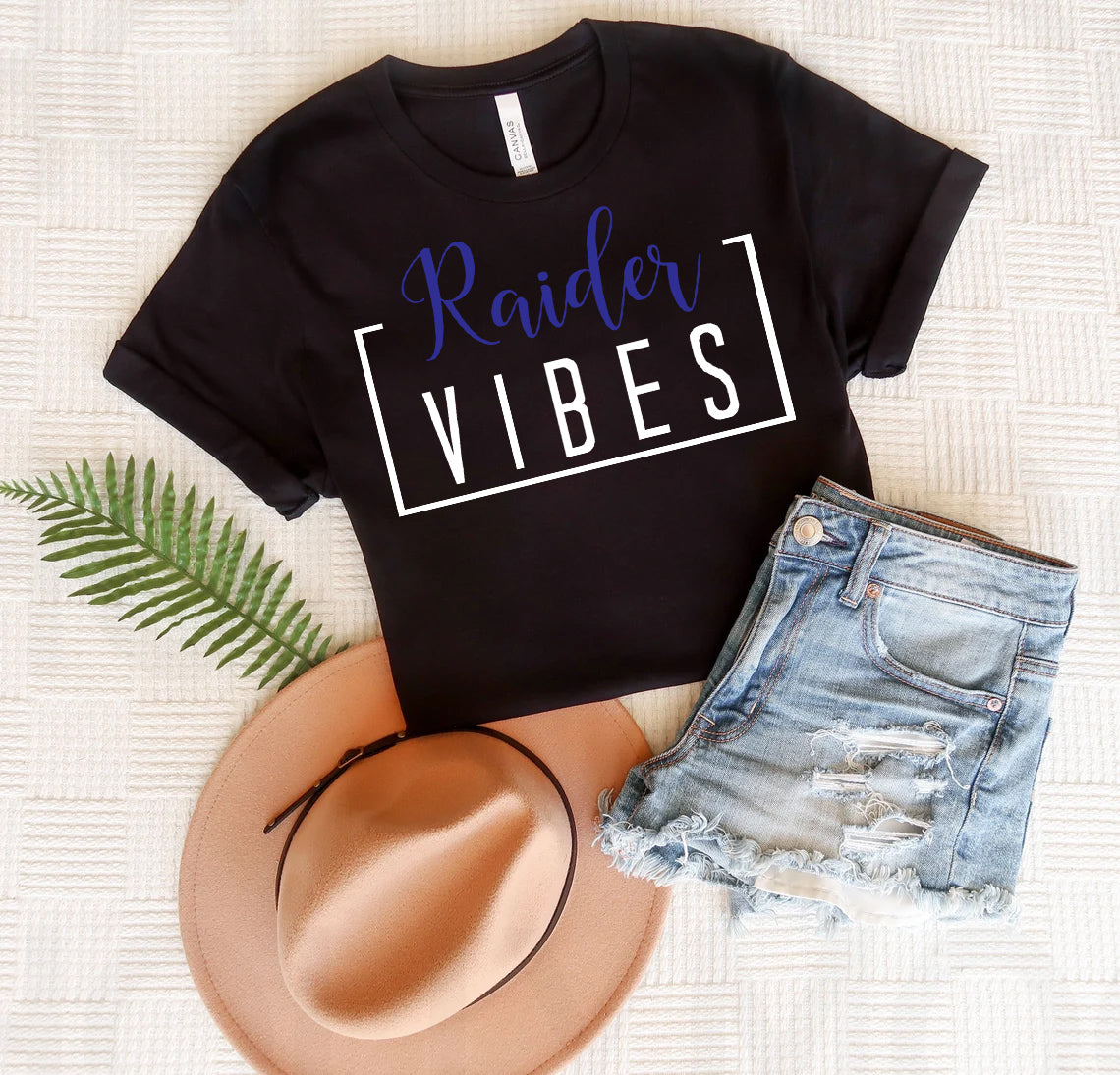 Vibes Customized Team/School Name Graphic Tee