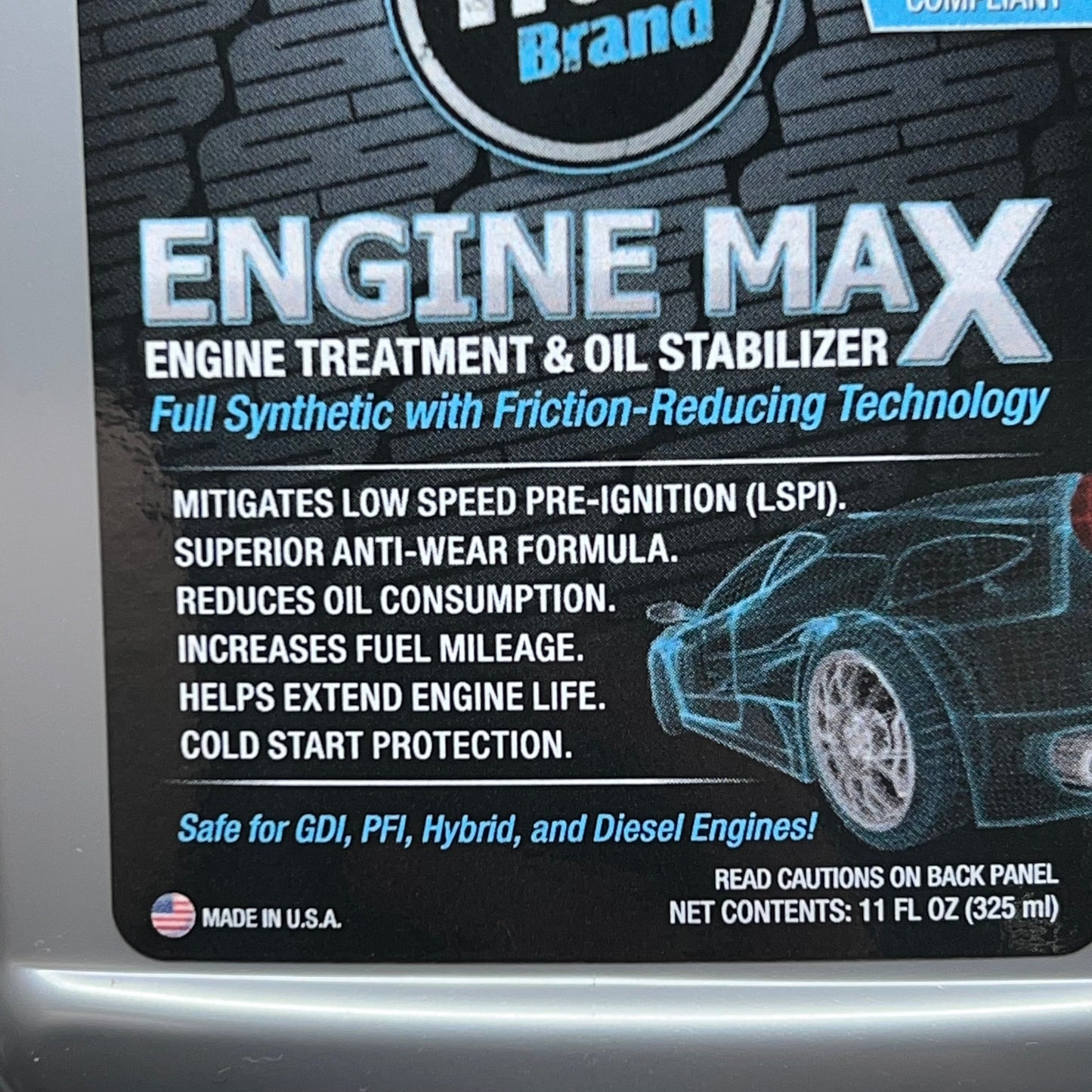 TRUE BRAND PTFE Engine Max Treatment & Oil Stabilizer 11 fl oz T111