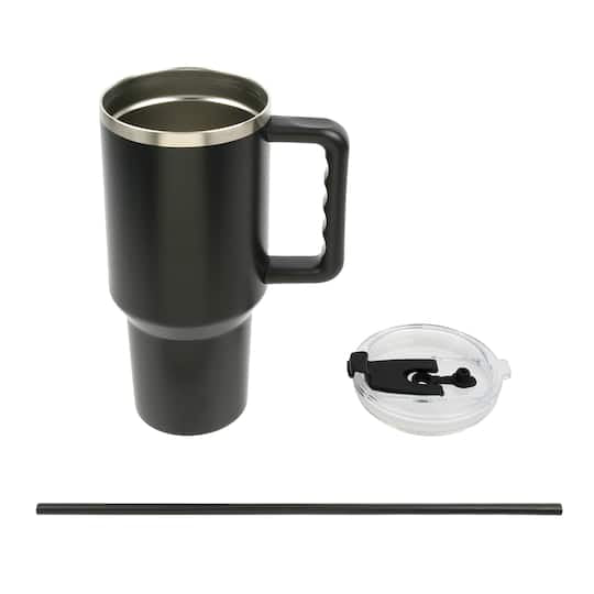 Poets Collage 40oz Engraved Stainless Steel Tumbler