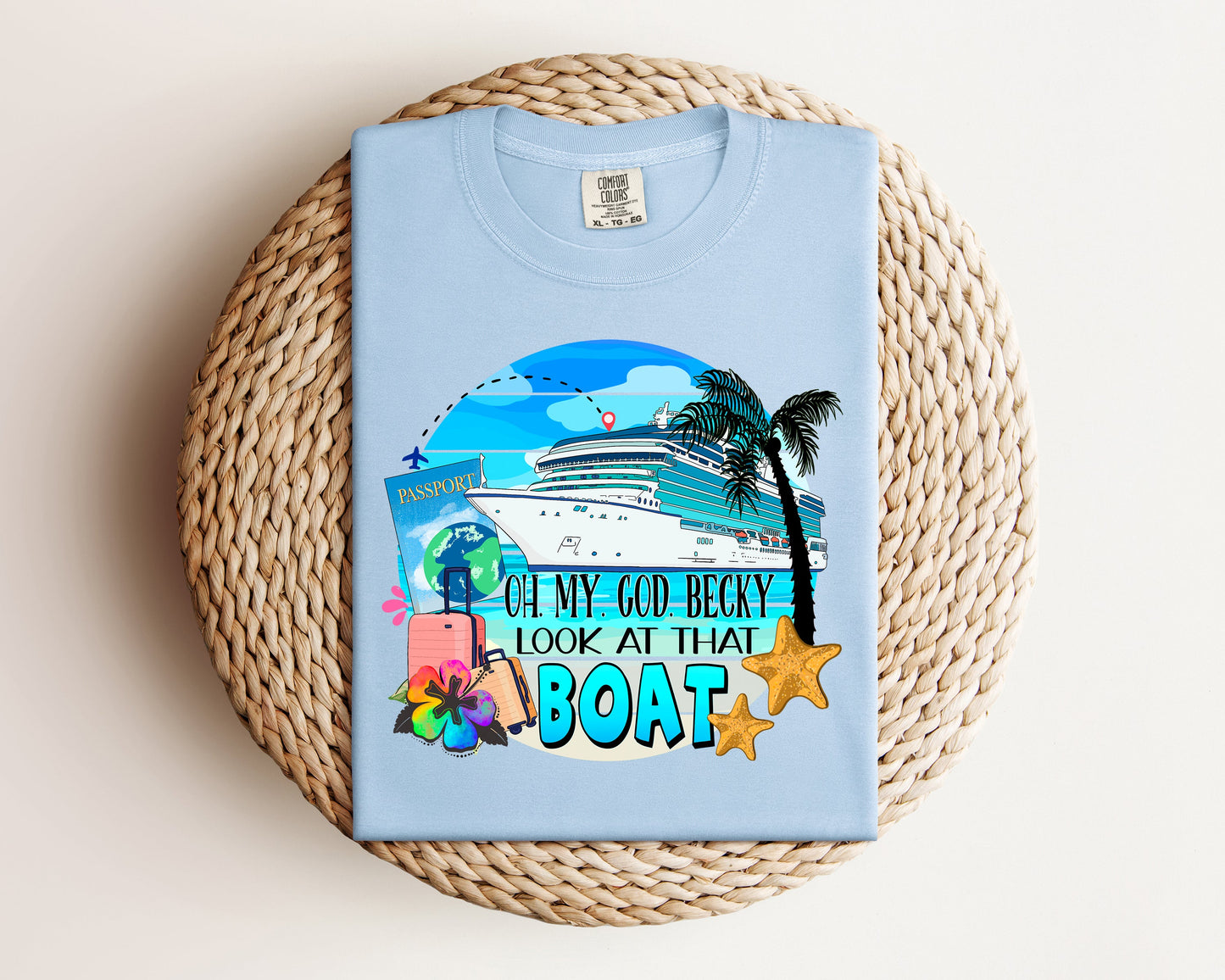 Oh My God Becky Look at That Boat Graphic Tee