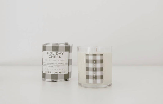 Holiday Cheer (Gingerbread, Nutmeg and Vanilla) Scented Candle-0