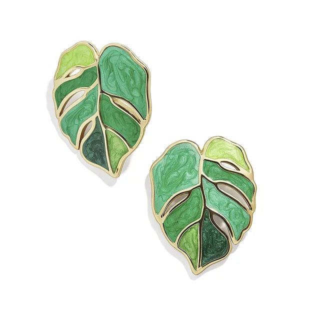 Small Bohemian Leaf Earrings for Women Fashion Cute Girl Earrings  Accessories Jewelry Gift