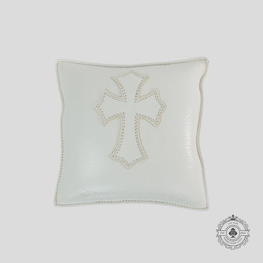 Chrome Hearts Mini Display Pillow in White