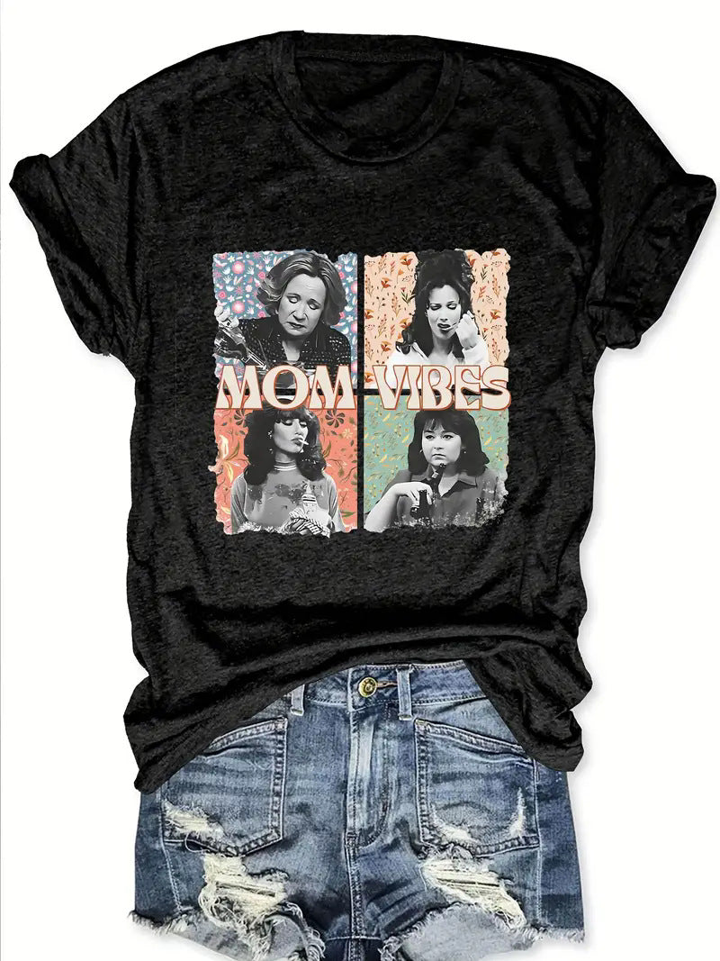 Women's Short Sleeve Round Neck T-Shirt Women's Clothing Gift