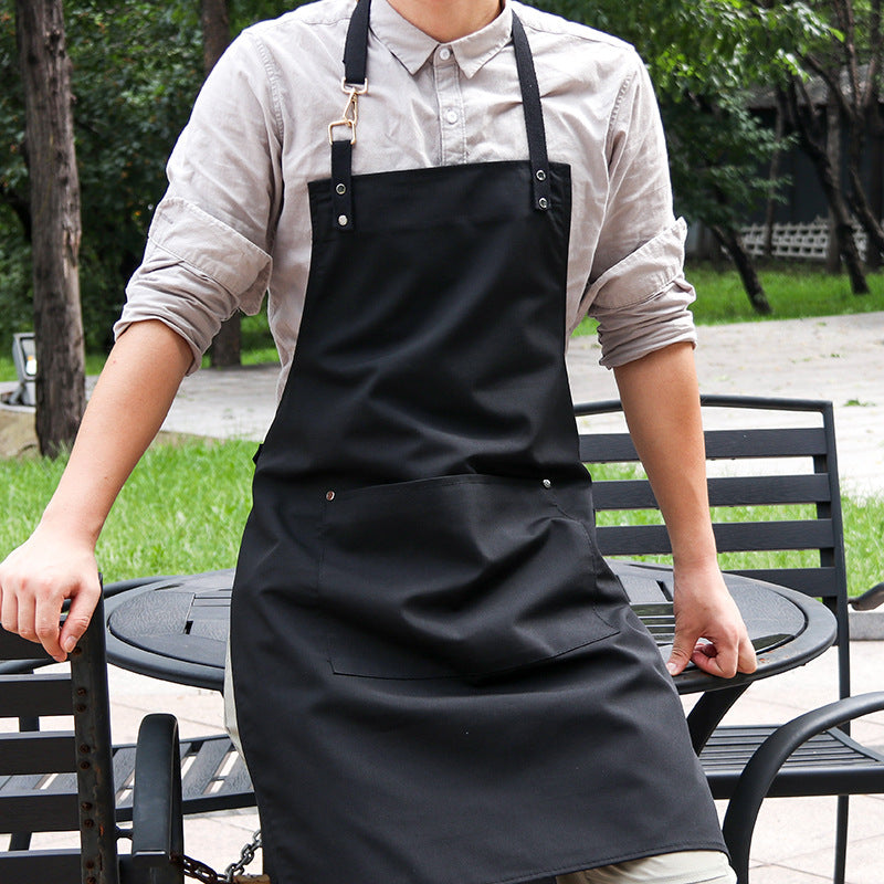 Canvas apron logo printing for home kitchen cooking