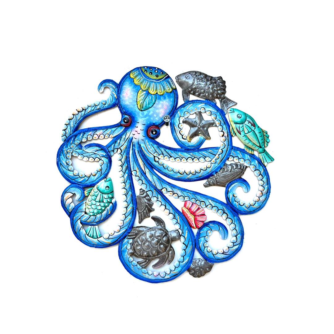 Medium Blue  Octopus