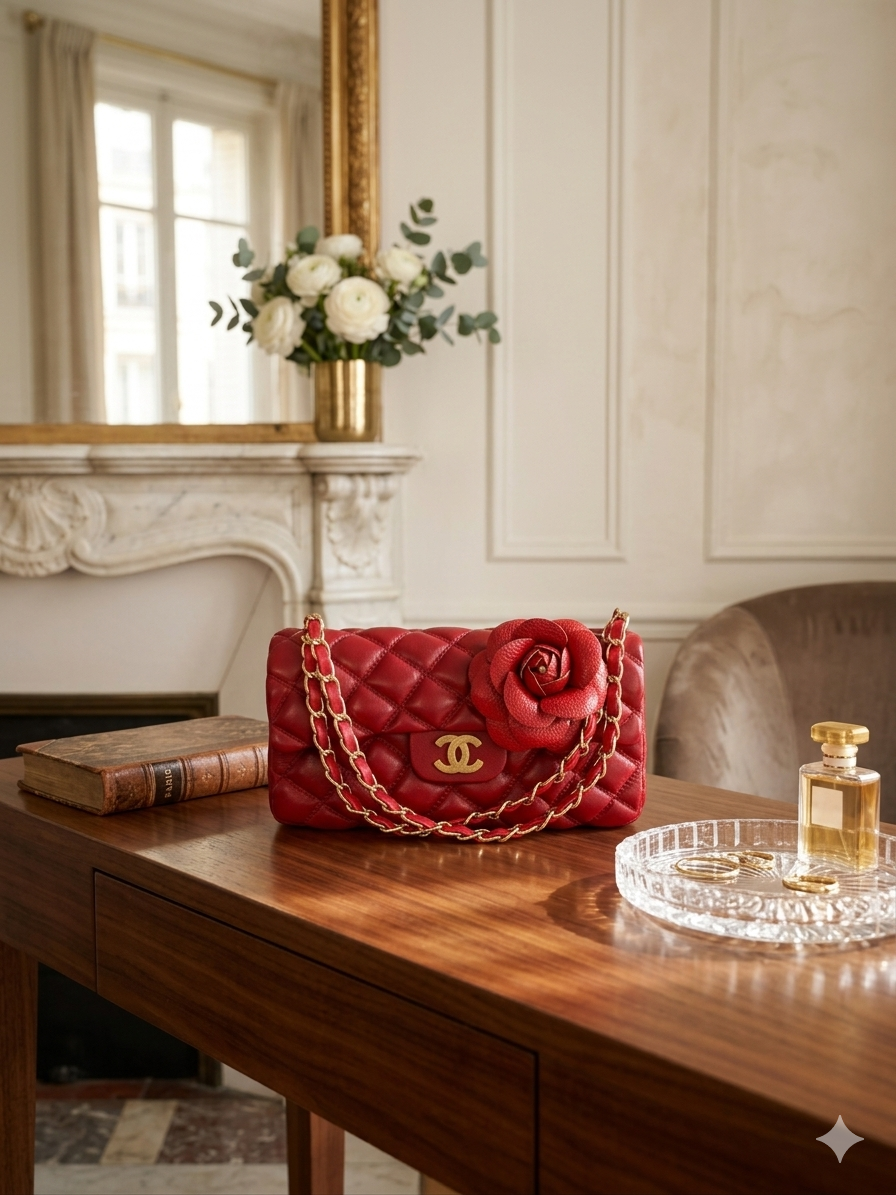 The Classic Red Flower Couture