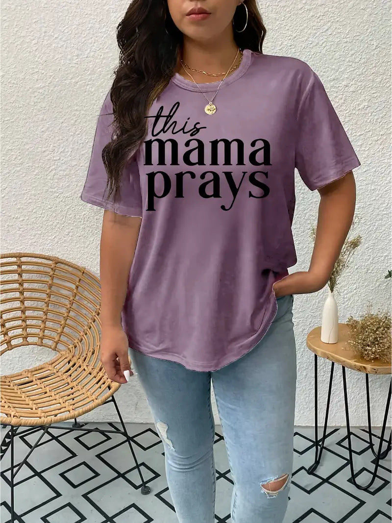 Women's Short Sleeve Round Neck T-Shirt  Style Gift