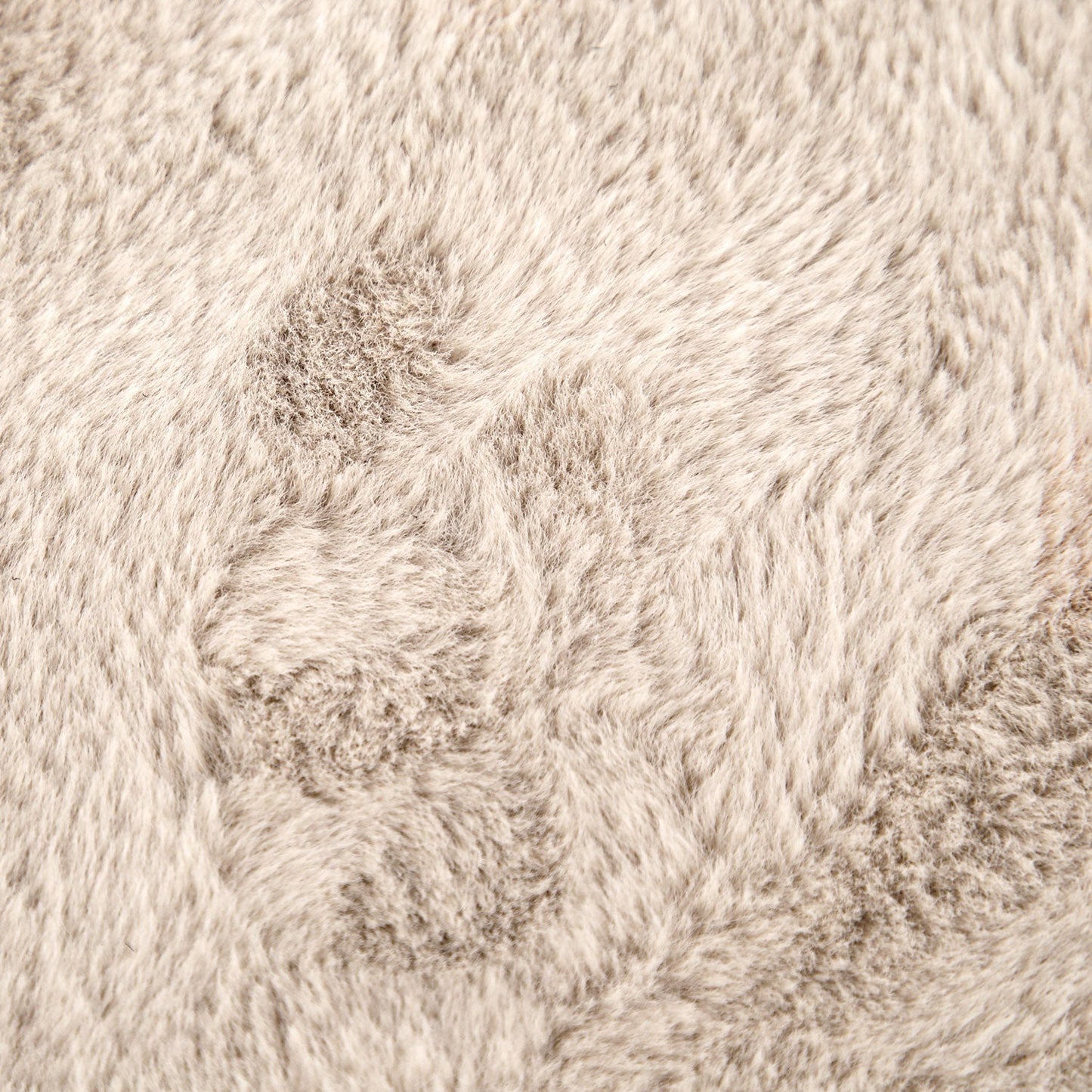 Soft Area Rug with Anti-Slip Backing Washable - Dark Beige-1
