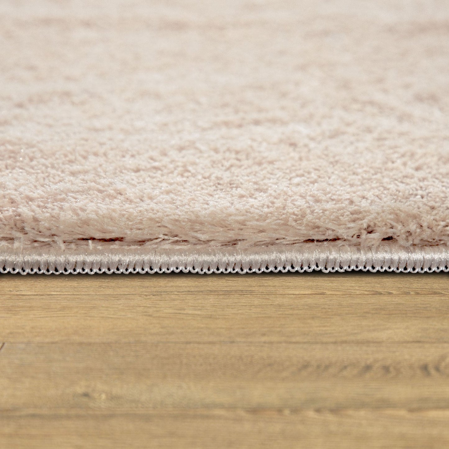 Soft Area Rug with Anti-Slip Backing Washable - Dark Beige-3