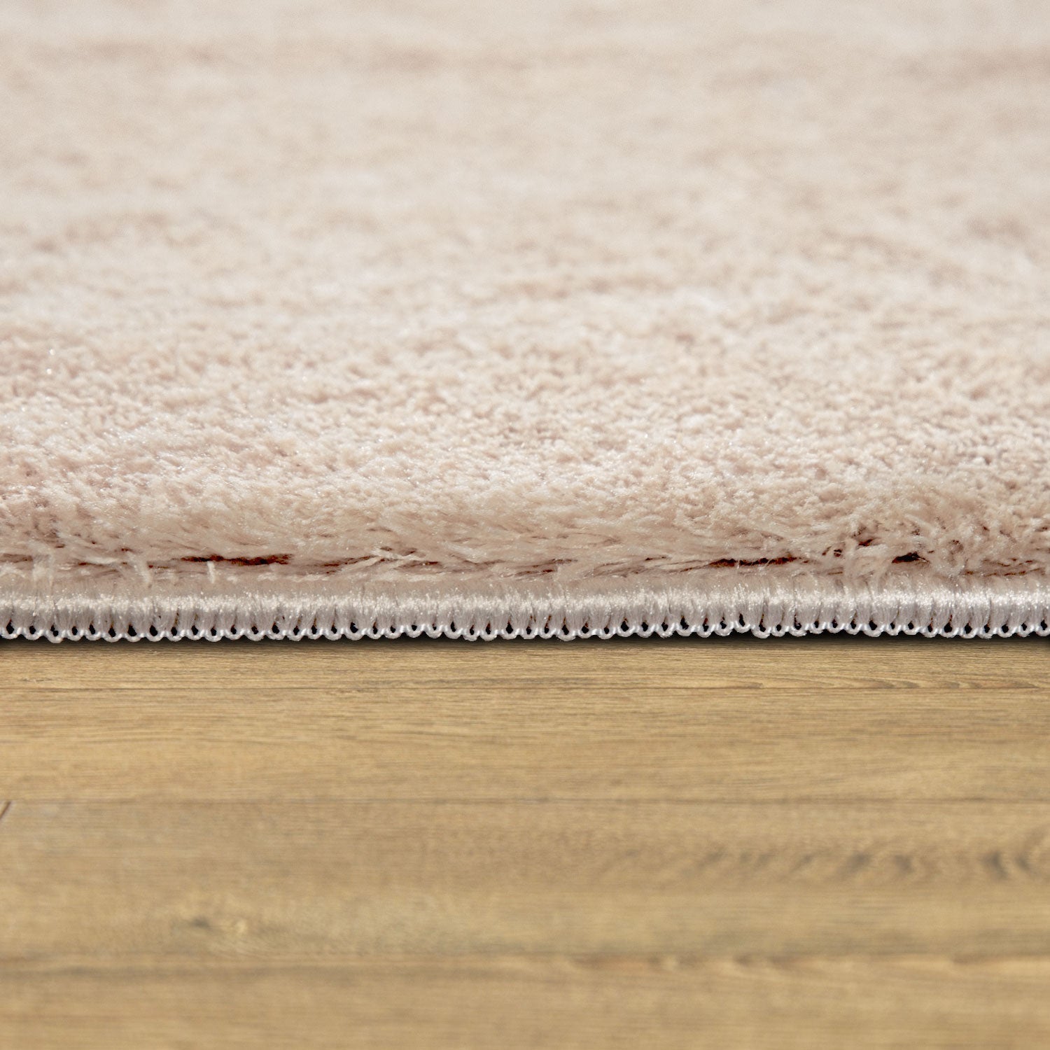 Soft Area Rug with Anti-Slip Backing Washable - Dark Beige-3