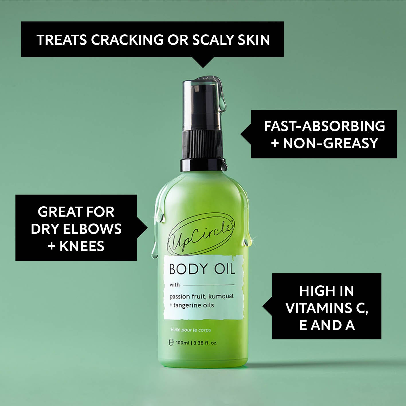 Body Oil with Passion Fruit Oil