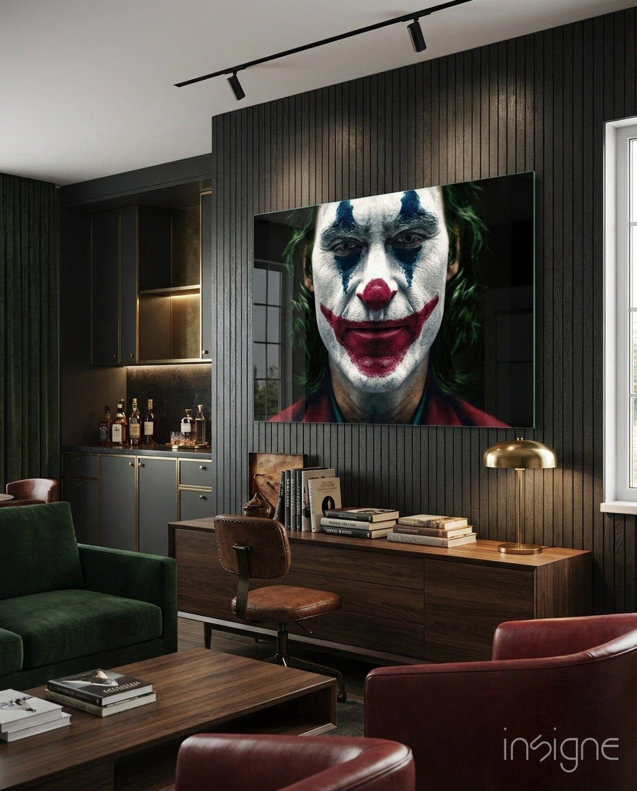 Joker Glass Wall Art