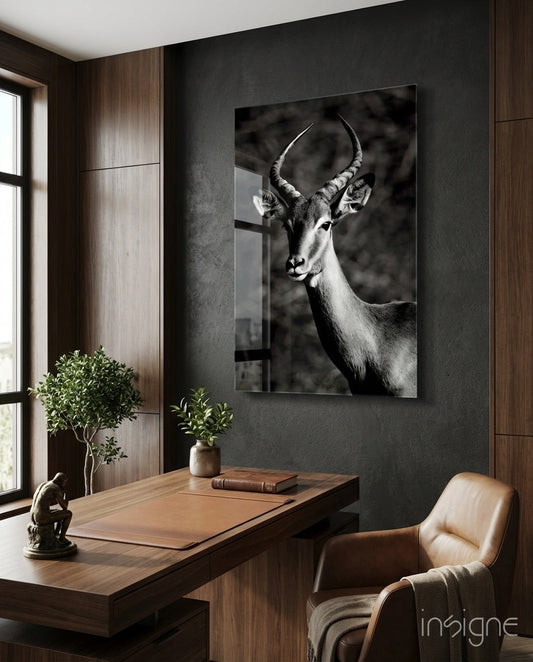Deer Glass Wall Art