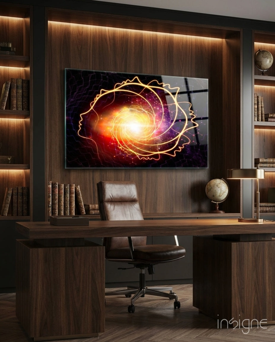 Space Glass Wall Art