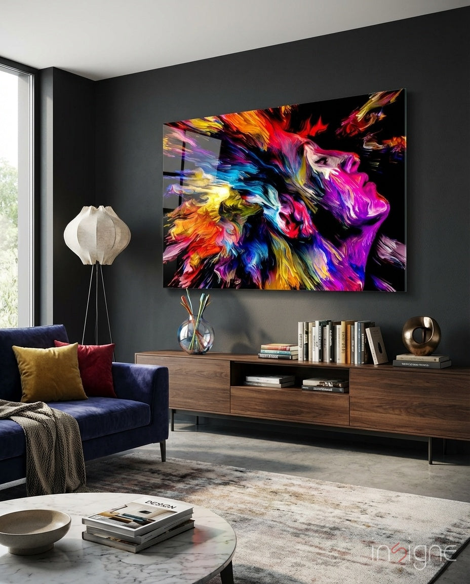 Colorful Thoughts Glass Wall Art