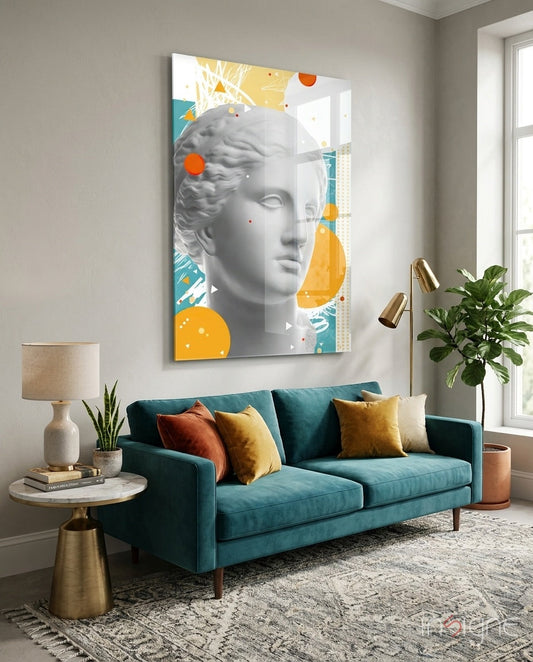 Sculpture Glass Wall Art
