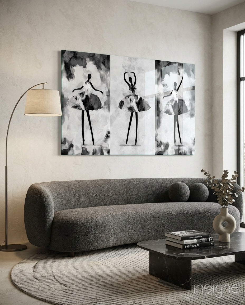 Ballerina Glass Wall Art