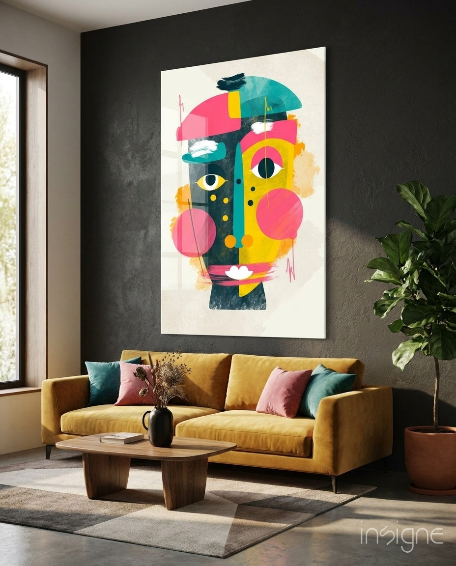 Illustration Glass Wall Art