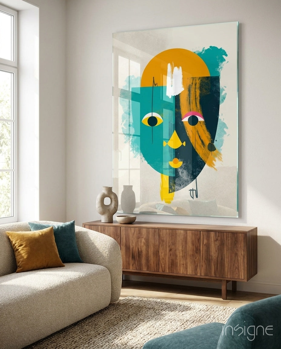 Illustration Glass Wall Art