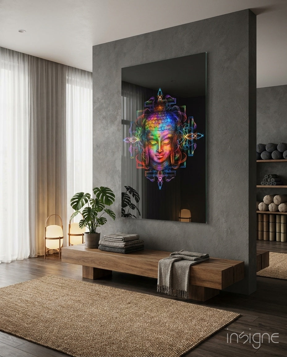 Buddha Glass Wall Art