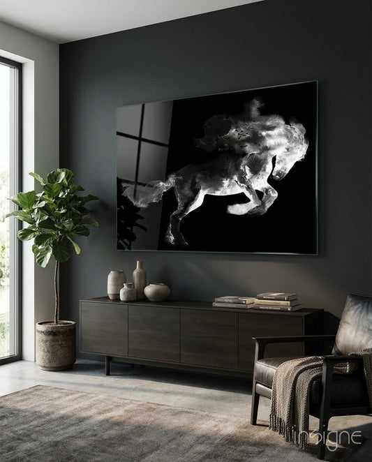Horse Glass Wall Art