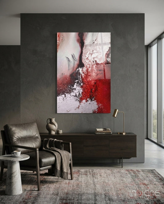 Colors of Abstraction Glass Wall Art