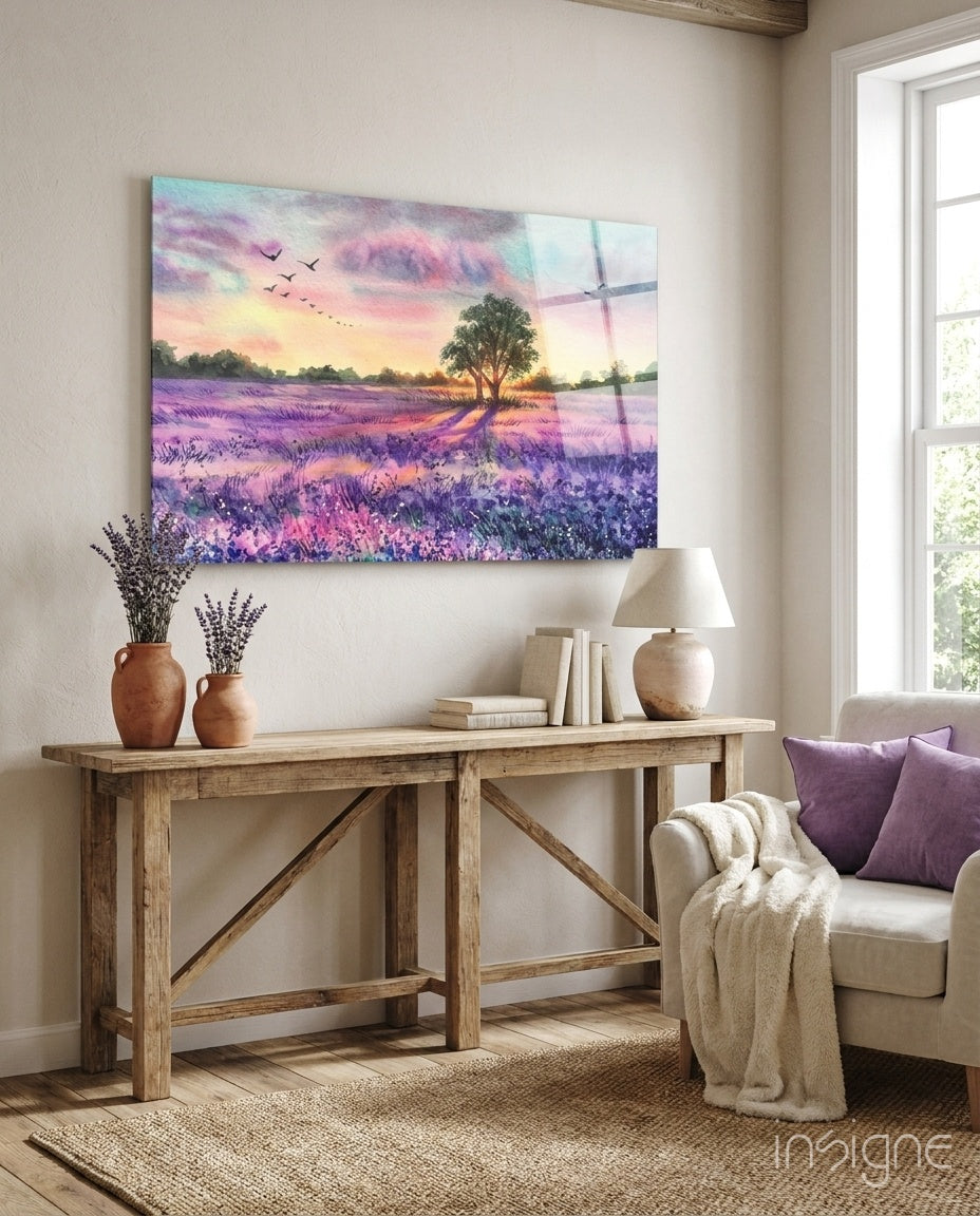 Tranquility Glass Wall Art