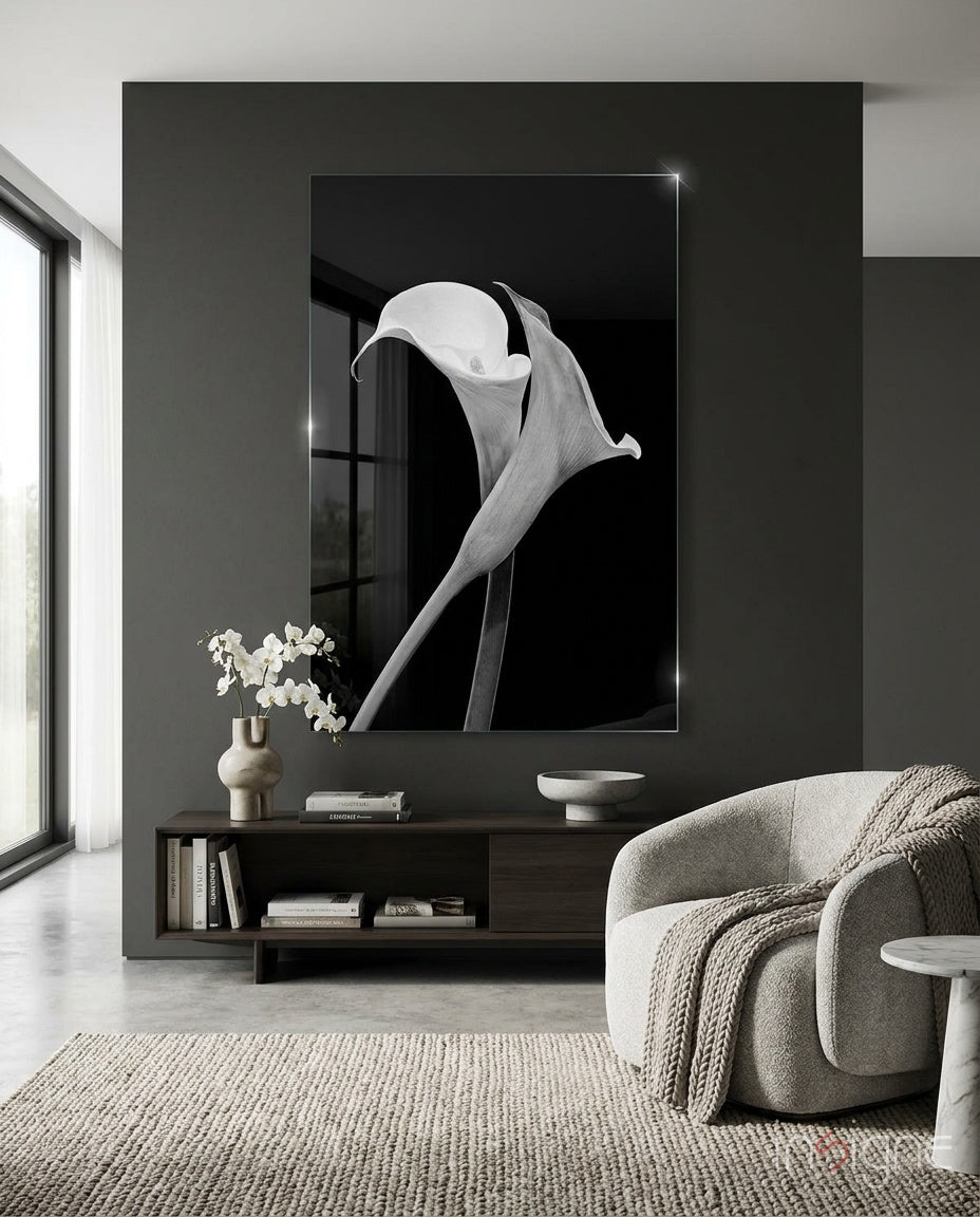 Flower Glass Wall Art