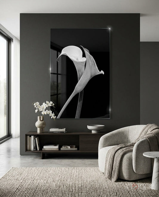Flower Glass Wall Art