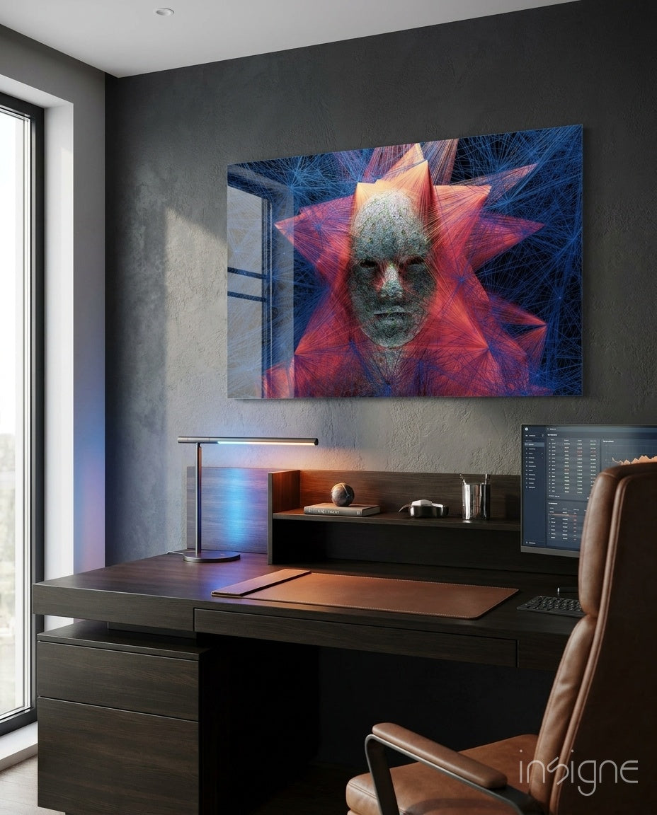 Self Glass Wall Art