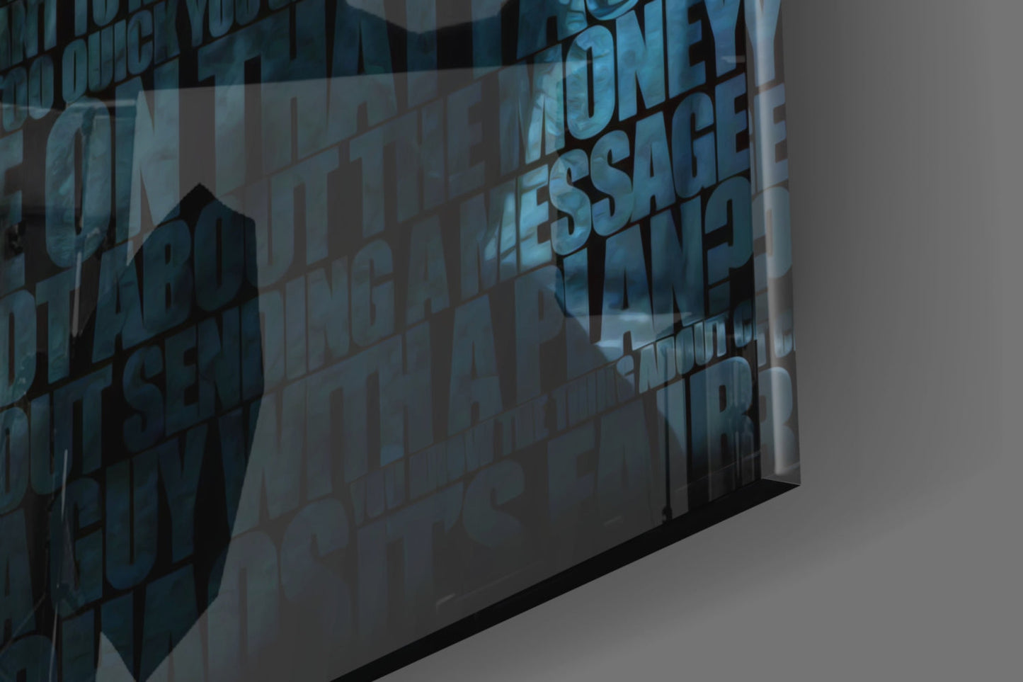 Joker Glass Wall Art