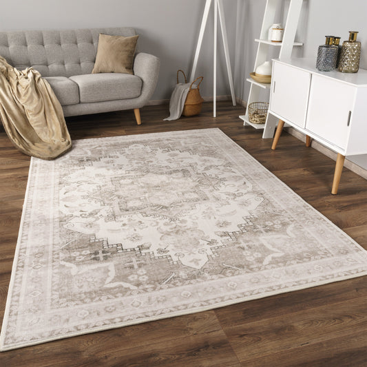 Area Rug Cambridge Faded Look with Oriental pattern-0