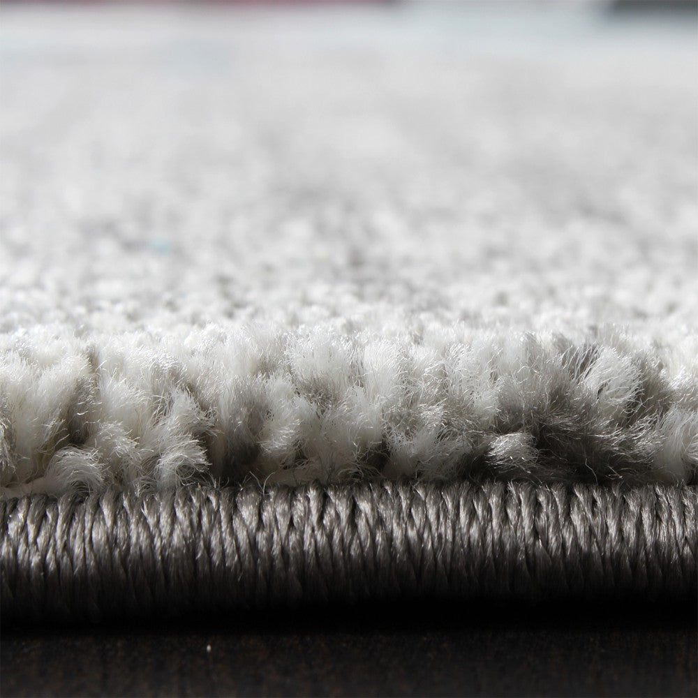 Modern Area Rug Canvas Artful Design in Grey-1