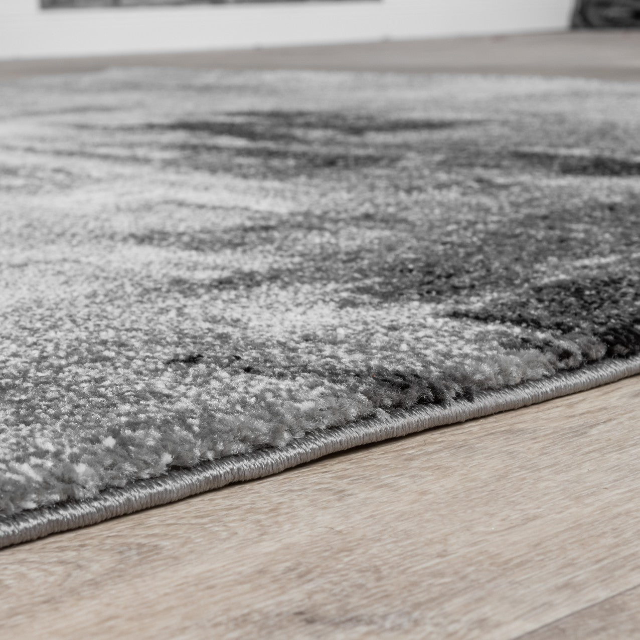 Modern Area Rug Canvas Artful Design in Grey-2