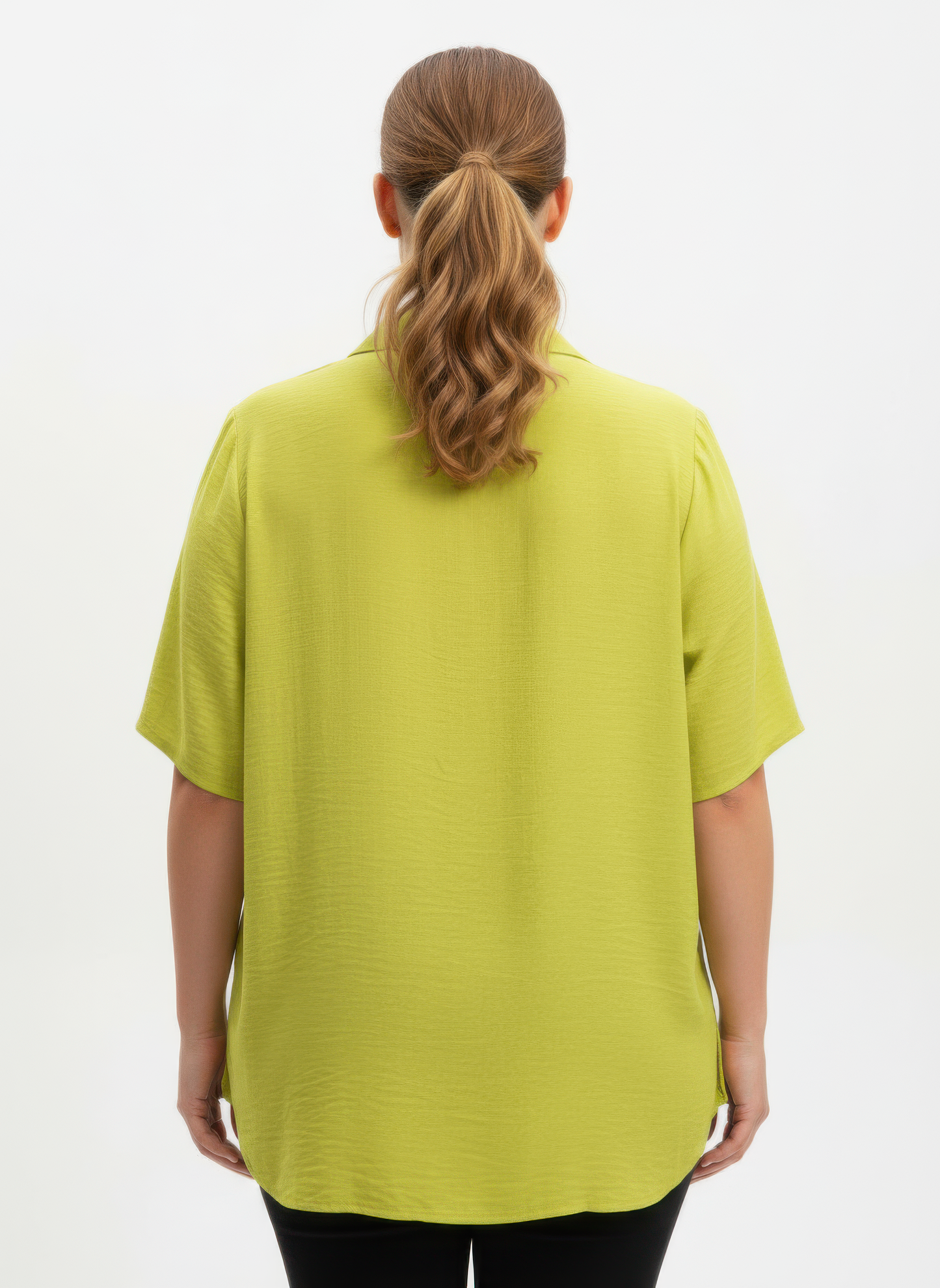 Zip-front Collared Utility Knit Top