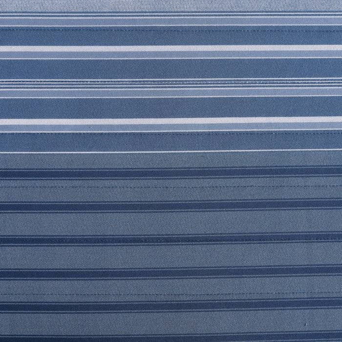 4 Piece Coastal Blue Navy White Stripes Cotton Daybed Cover Bedding Set-2