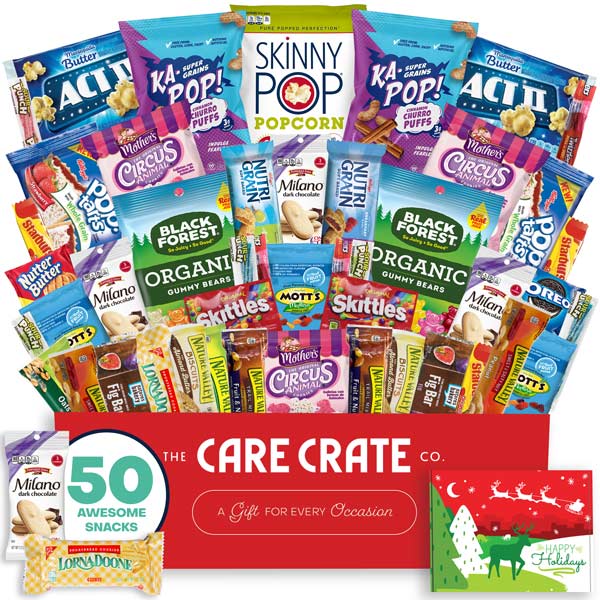 Build Your Own Christmas Snack Care Package