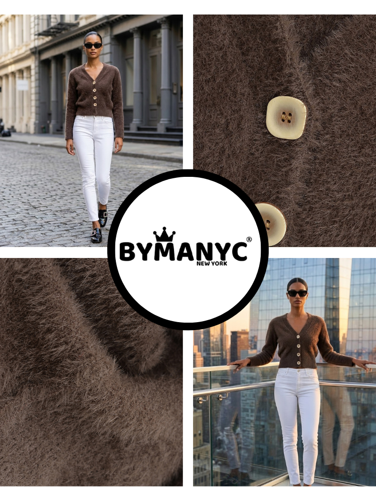CENTRAL PARK Women's Knit Cardigan Prêt-à-Porter BYMANYC ® New York-2