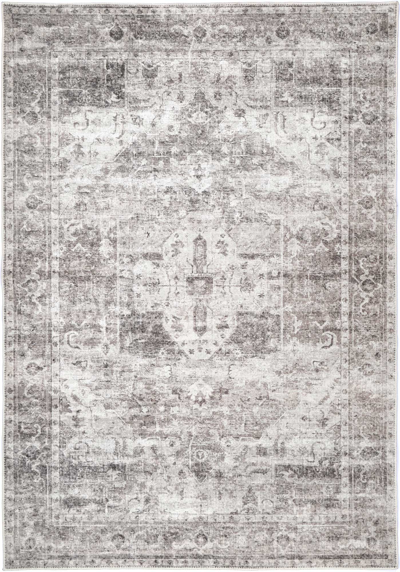 Chateau Machine washable in Grey Rug-5