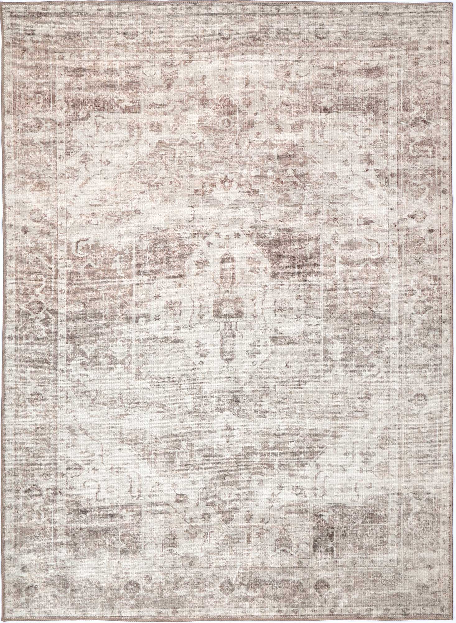 Chateau Machine Washable in Beige Rug-5